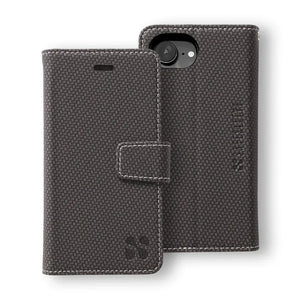 Black iPhone SE 4 wallet case