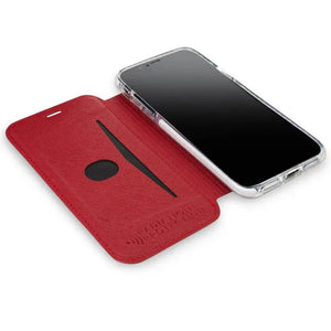 iXRed Slim red phone case with smartphone