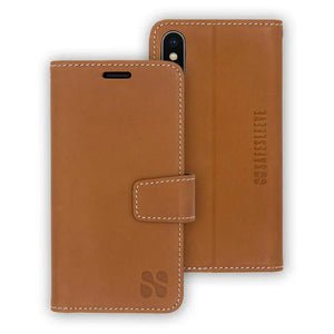 iPhone X leather wallet case