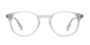 Clear crystal eyeglasses, Lane style