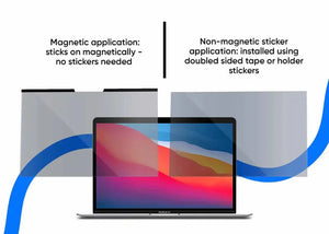 magnetic vs sticker application