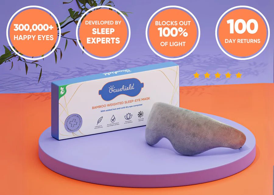 Bamboo Weighted Sleep Eye Mask