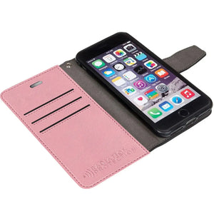 Pink phone case with open iPhone