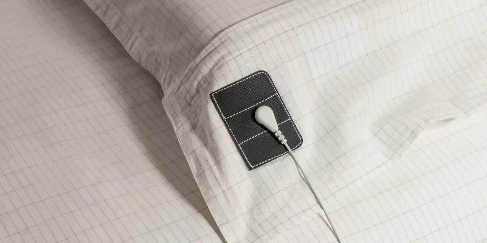 Medical sensor patch on fabric