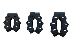 Black toe spacers trio