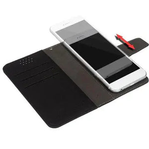 Open angle smartphone case with card slots
