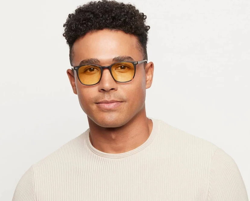 Clark - Matte Havana Sleep Blue Light Glasses