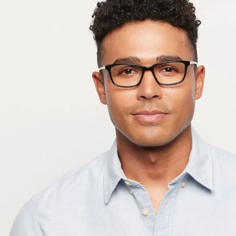 Wells/Gloss Black Blue Light Glasses