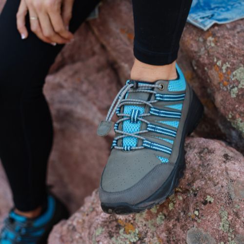 Grey Hiking Grounding Shoes