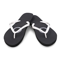 Women's White Grounding Thongs