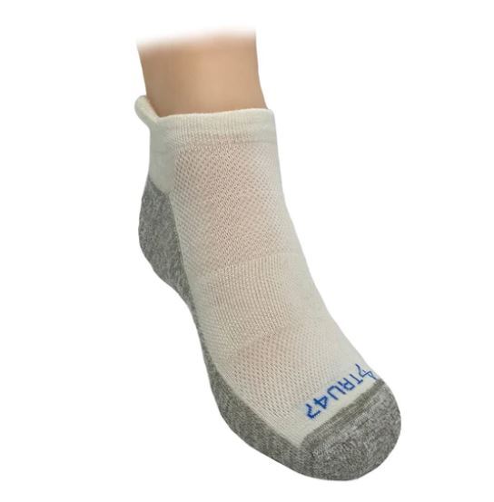 Tru47 - Silver Grounding Low Cut Socks