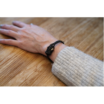 Elite Shungite Macramé Bracelet 