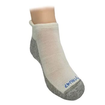 Tru47 - Silver Grounding Low Cut Socks