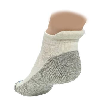 Tru47 - Silver Grounding Low Cut Socks