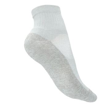 Tru47 - Silver Grounding Quarter Socks - Cotton