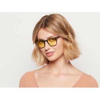 Clark/Gloss Black Sleep Glasses