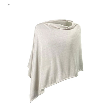 Natural Silver Modal Poncho 