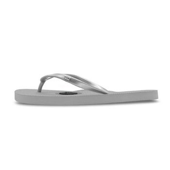 Women's Silver Grounding Thongs