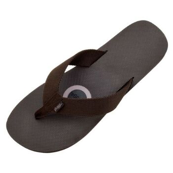 Men's Brown Thongs Size 42