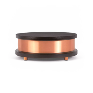 Dark Beach coffee table with copper band