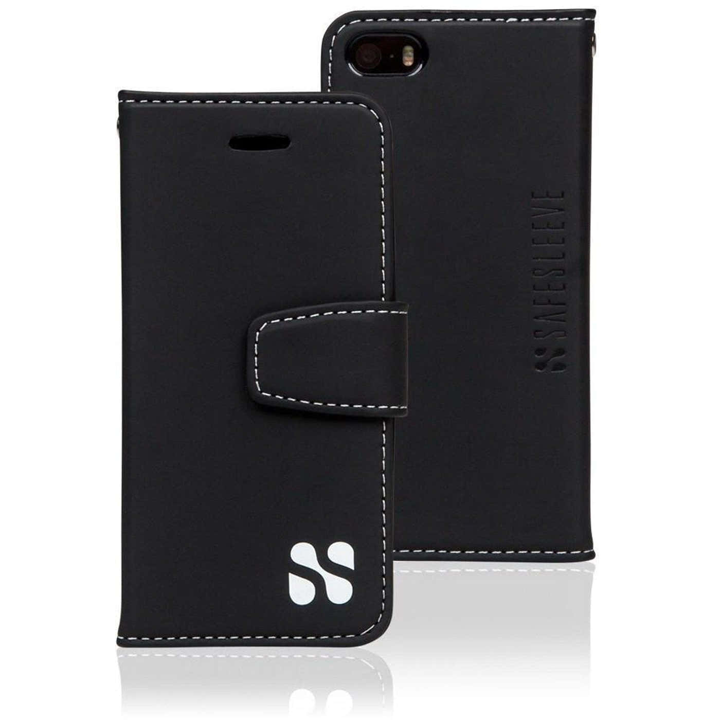 Safesleeve iPhone Case - Black Leather
