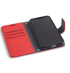 iPhone in red leather wallet case - Screenshot Nov 28, 2025