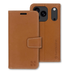 Brown leather phone case, Safesleeve, screenshot Nov 28
