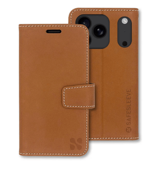 Brown leather phone case, Safesleeve, screenshot Nov 28