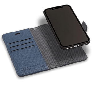 Blue phone wallet case with phone, screenshot Nov 28, 2025