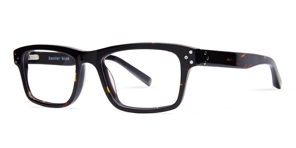 Kids-Bailey / Retro Tortoise Blue Light Glasses